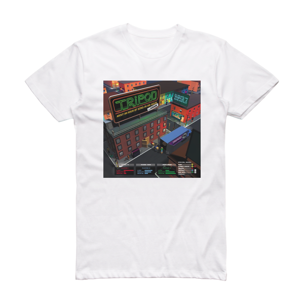 Tripod About An Hour Of Song In An Hour Again Album Cover T-Shirt White
