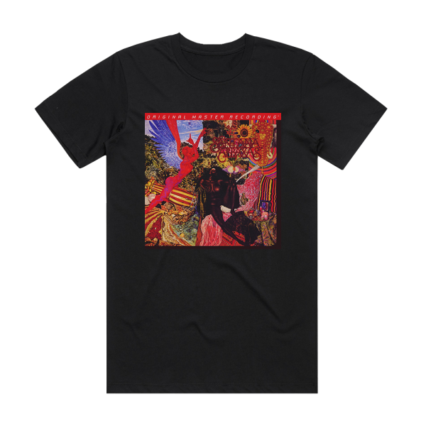 Santana Abraxas 1 Album Cover T-Shirt Black