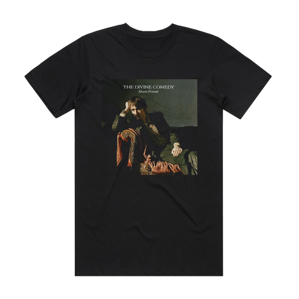 The Divine Comedy Absent Friends Album Cover T-Shirt Black