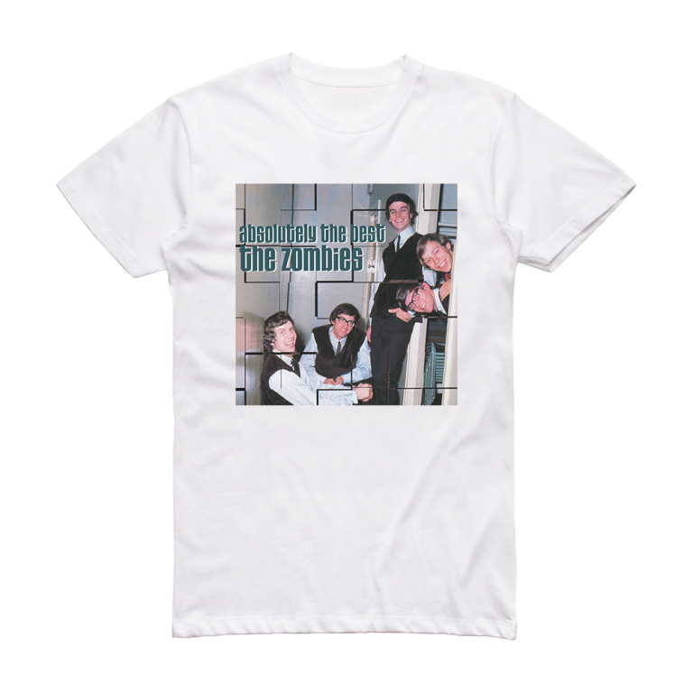 The Zombies Absolutely The Best Album Cover T-Shirt White – ALBUM COVER ...