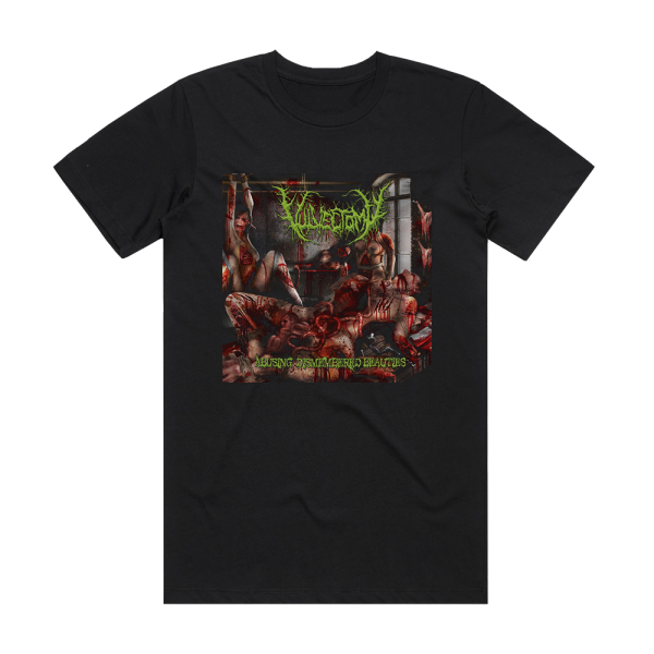 Vulvectomy Abusing Dismembered Beauties Album Cover T-Shirt Black