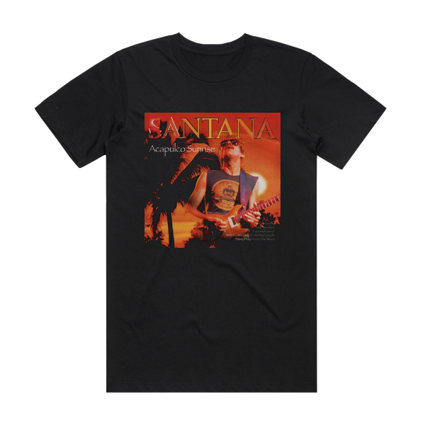 Santana Acapulco Sunrise Album Cover T-Shirt Black