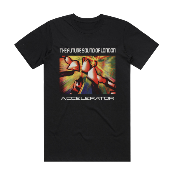 The Future Sound of London Accelerator Album Cover T-Shirt Black