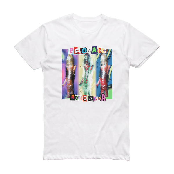 ProzacPlus Acido Acida Album Cover T-Shirt White