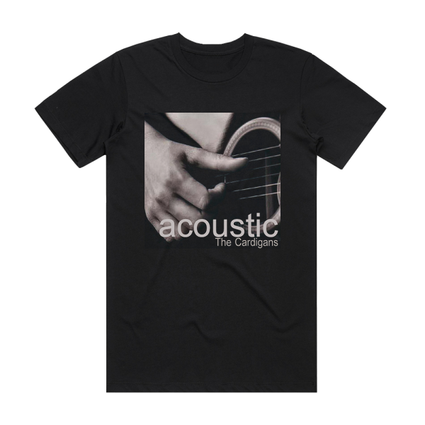 The Cardigans Acoustic Album Cover T-Shirt Black