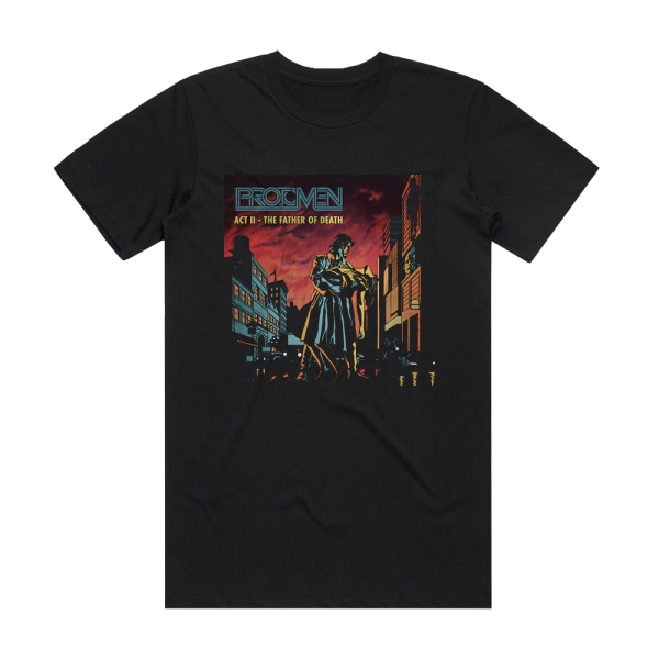 The Protomen Act Ii The Father Of Death Album Cover T-Shirt Black