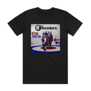 The Offenders Action Reaction Album Cover T-Shirt Black