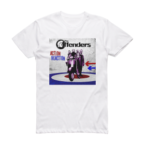 The Offenders Action Reaction Album Cover T-Shirt White