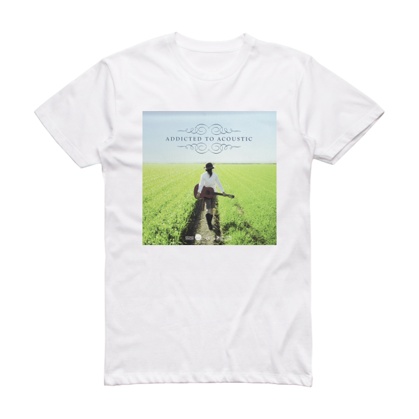 Princess Velasco Addicted To Acoustic Album Cover T-Shirt White