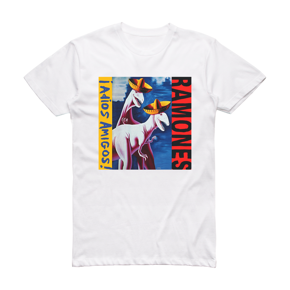 Ramones Adios Amigos Album Cover T-Shirt White – ALBUM COVER T-SHIRTS