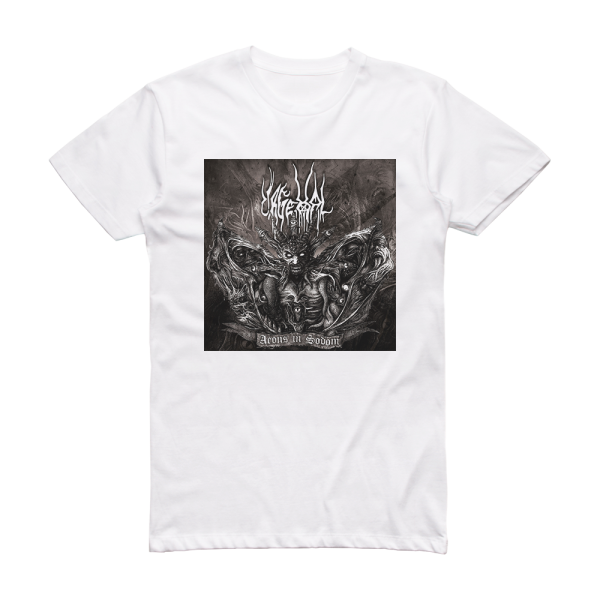 Urgehal Aeons In Sodom Album Cover T-Shirt White