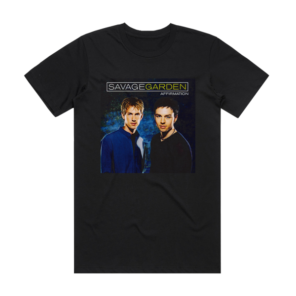 Savage Garden Affirmation Album Cover T-Shirt Black