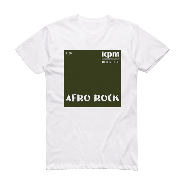 Various Artists Afro Rock Album Cover T-Shirt White