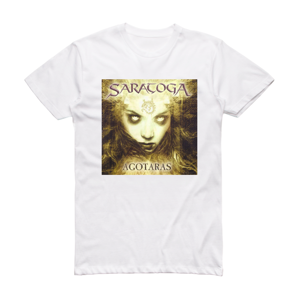 Saratoga Agotars Album Cover T-Shirt White