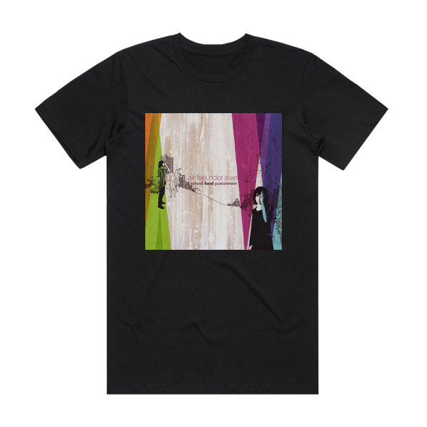 school food punishment Air Feel Color Swim Album Cover T-Shirt Black