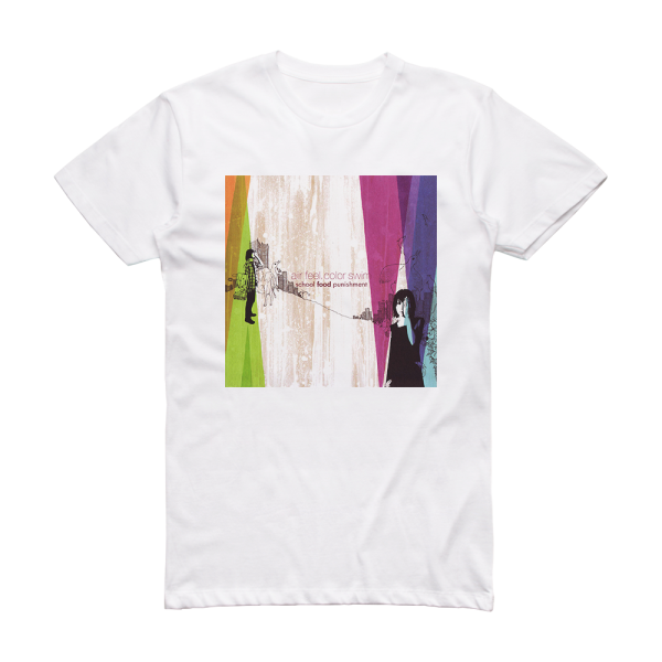 school food punishment Air Feel Color Swim Album Cover T-Shirt White