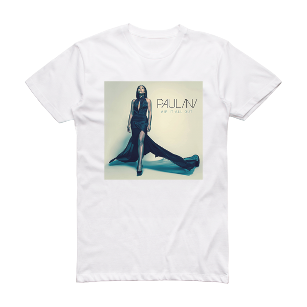 Paulini Air It All Out Album Cover T-Shirt White