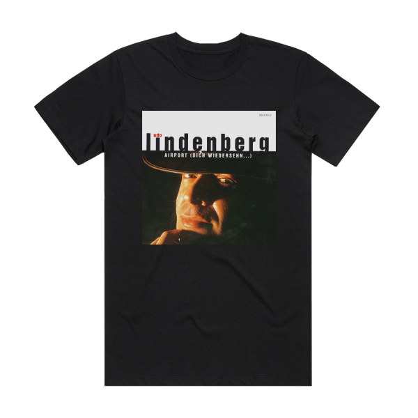 Udo Lindenberg Airport Dich Wiedersehn Album Cover T-Shirt Black