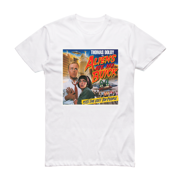 Thomas Dolby Aliens Ate My Buick 2 Album Cover T-Shirt White