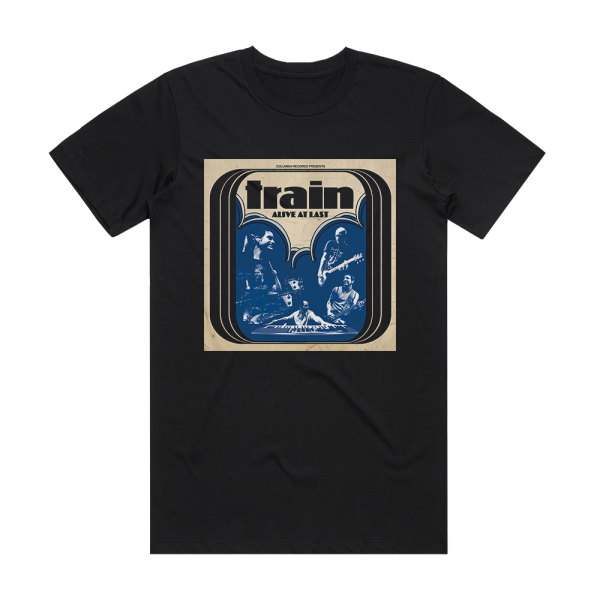 Train Alive At Last Album Cover T-Shirt Black