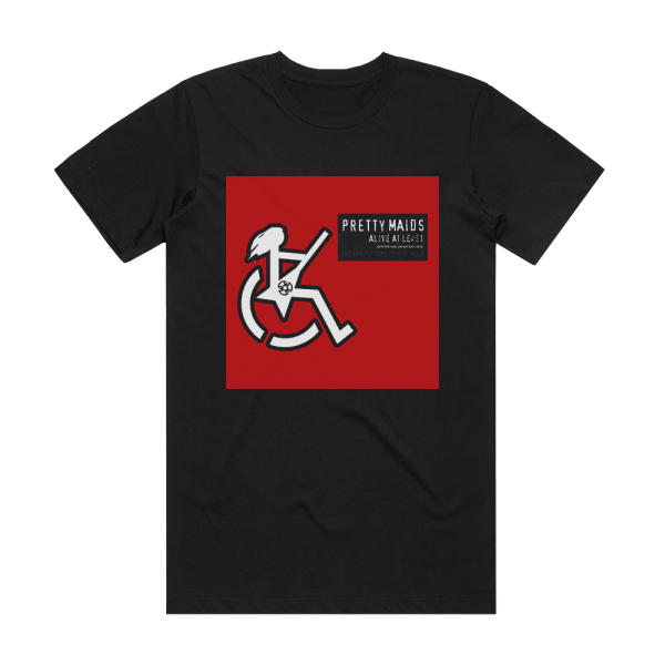 Pretty Maids Alive At Least Album Cover T-Shirt Black