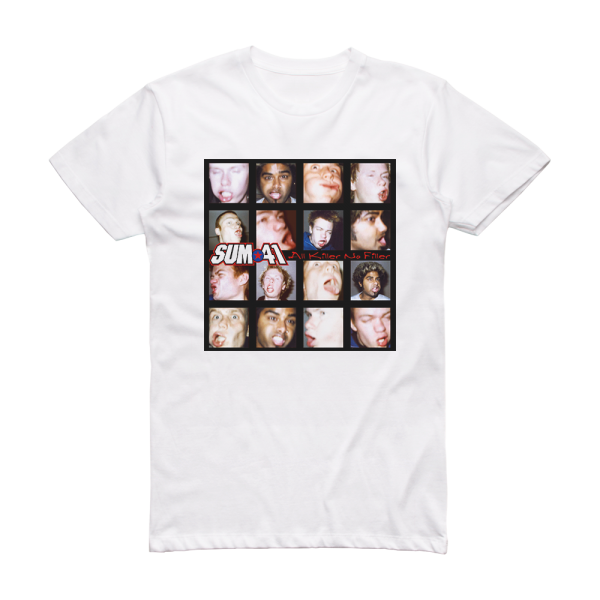 Sum 41 All Killer No Filler Album Cover T-Shirt White