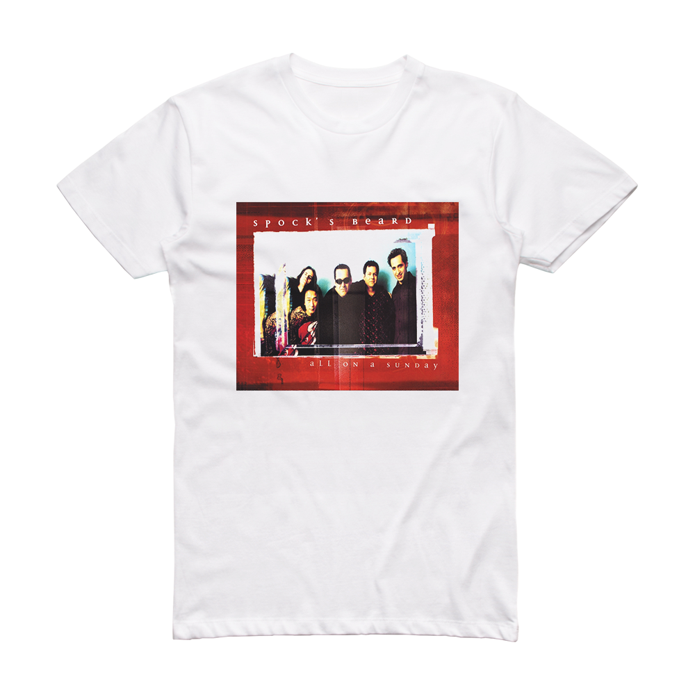 Spock’s Beard All On A Sunday Album Cover T-Shirt White – ALBUM COVER T ...