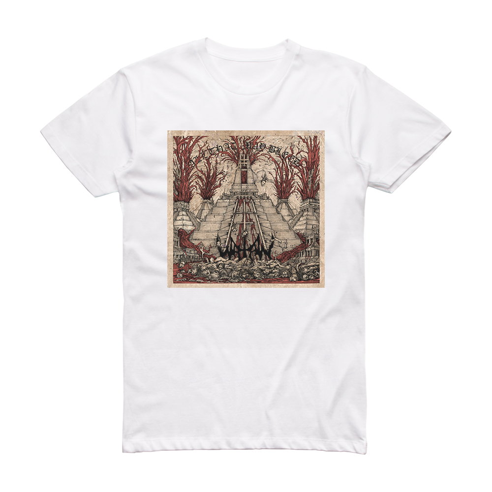 Watain All That May Bleed Album Cover T-Shirt White – ALBUM COVER T-SHIRTS