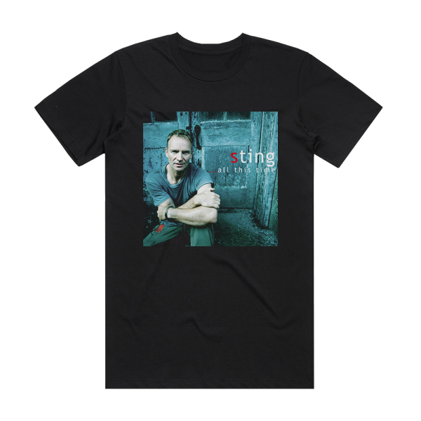 Sting All This Time Album Cover T-Shirt Black