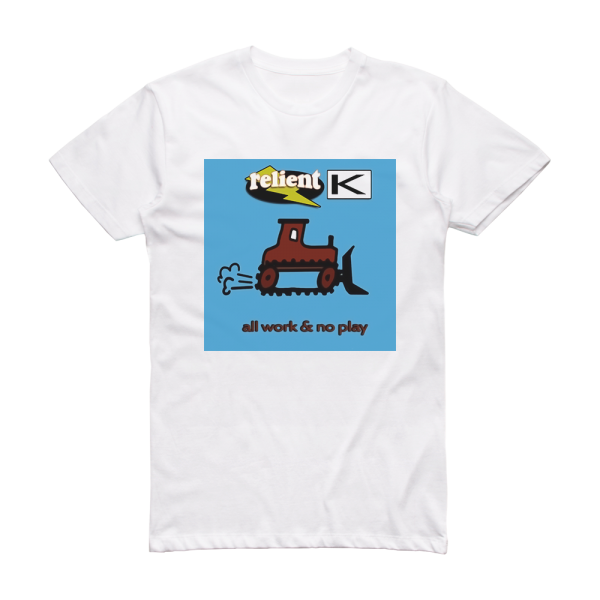 Relient K All Work No Play Album Cover T-Shirt White