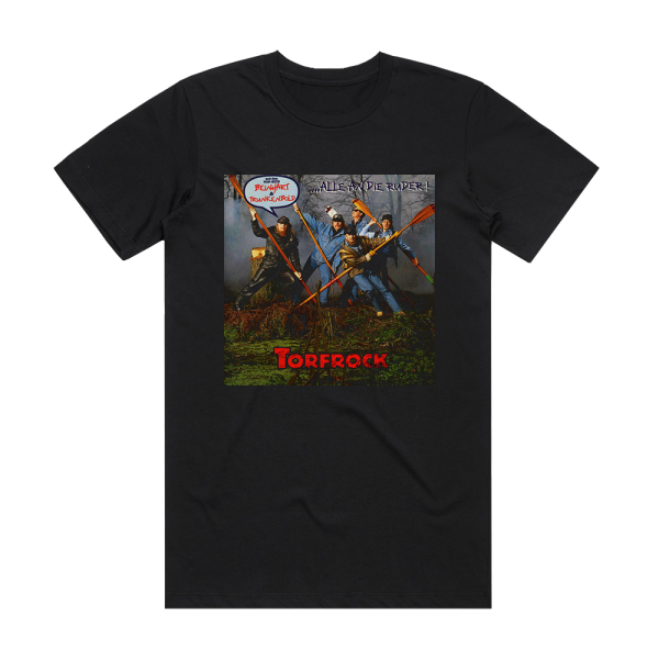 Torfrock Alle An Die Ruder Album Cover T-Shirt Black