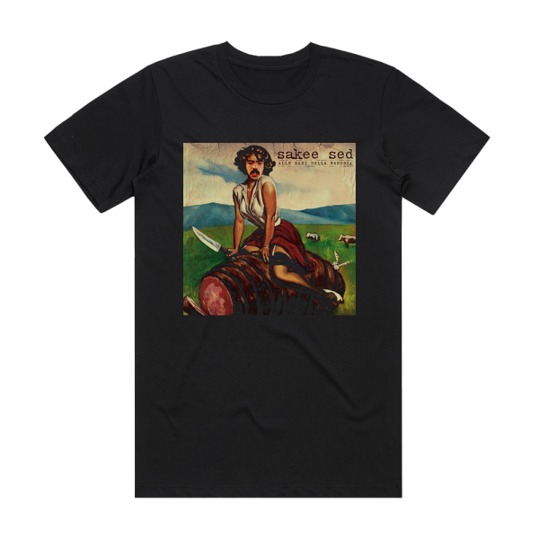 Sakee Sed Alle Basi Della Roncola Album Cover T-Shirt Black
