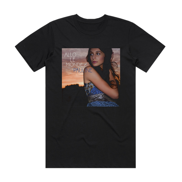 Pauline Allo Le Monde Album Cover T-Shirt Black