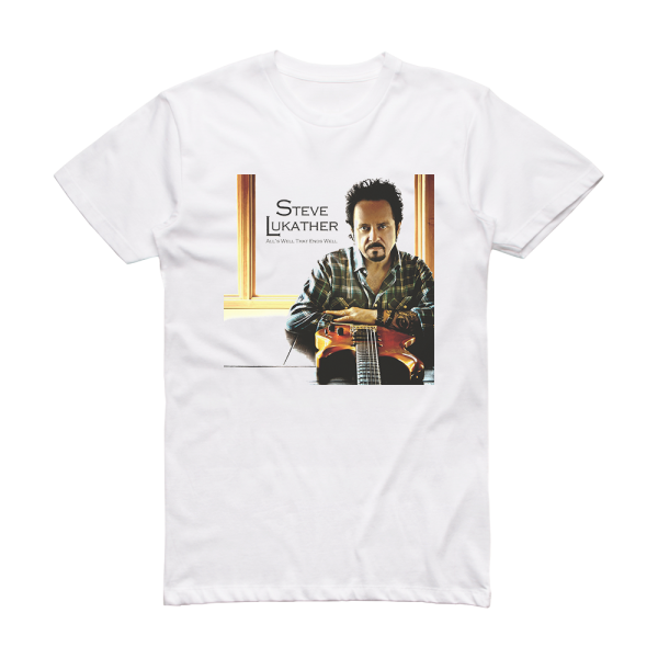 Steve Lukather Alls Well That Ends Well Album Cover T-Shirt White