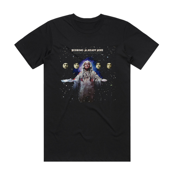 Redbone Already Here Album Cover T-Shirt Black