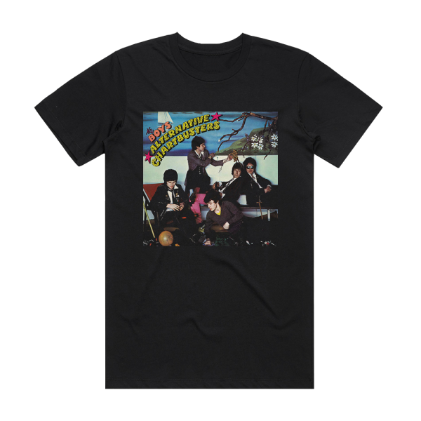 The Boys Alternative Chartbusters Album Cover T-Shirt Black