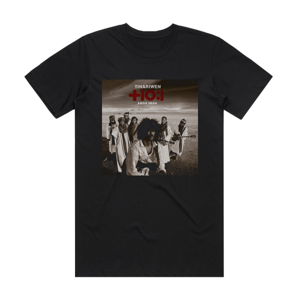 Tinariwen Aman Iman Water Is Life Album Cover T-Shirt Black