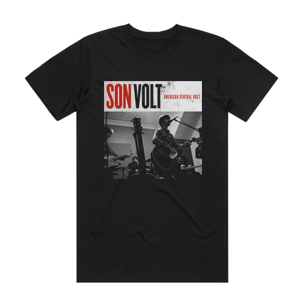 Son Volt American Central Dust Album Cover T-Shirt Black