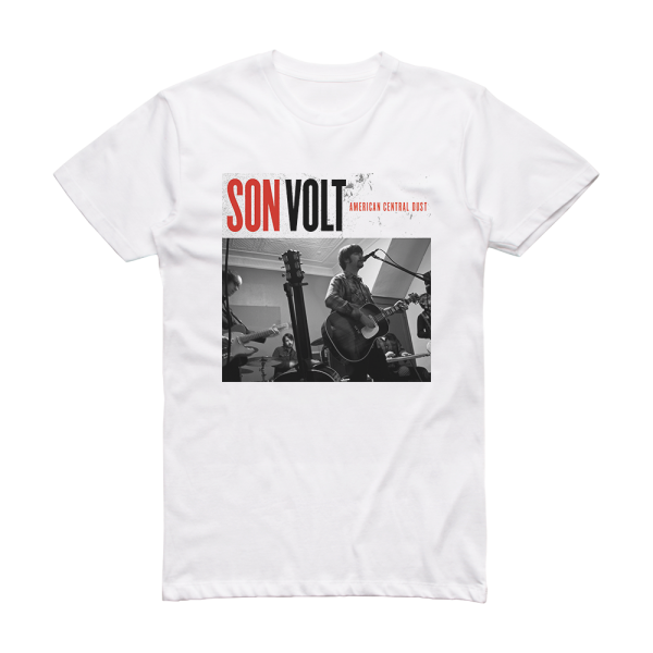 Son Volt American Central Dust Album Cover T-Shirt White