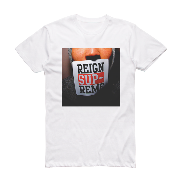 Reign Supreme American Violence Album Cover T-Shirt White