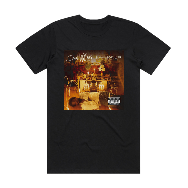 Saul Williams Amethyst Rock Star 2 Album Cover T-Shirt Black
