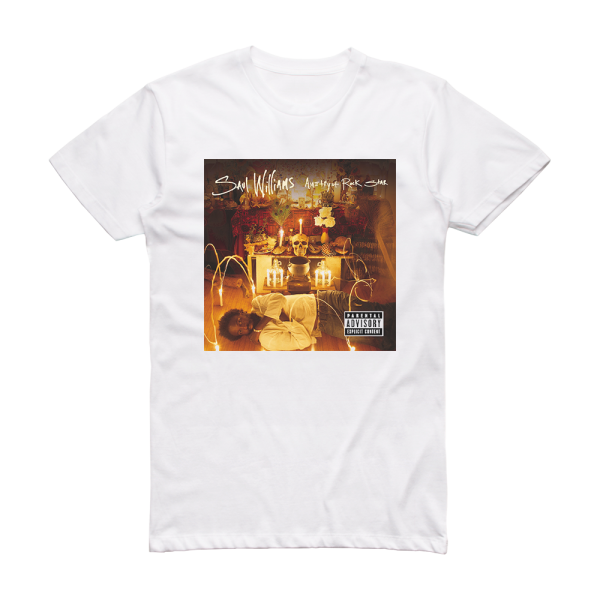 Saul Williams Amethyst Rock Star 2 Album Cover T-Shirt White