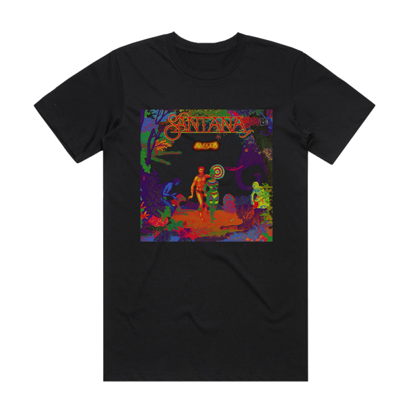 Santana Amigos Album Cover T-Shirt Black