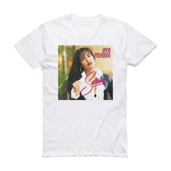 Selena Amor Prohibido Album Cover T-Shirt White