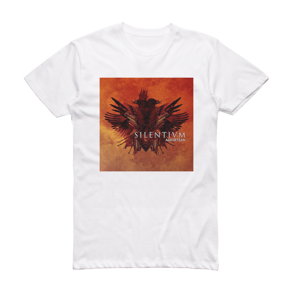 Silentium Amortean Album Cover T-Shirt White