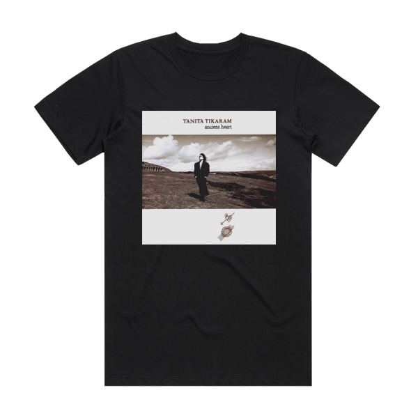 Tanita Tikaram Ancient Heart Album Cover T-Shirt Black