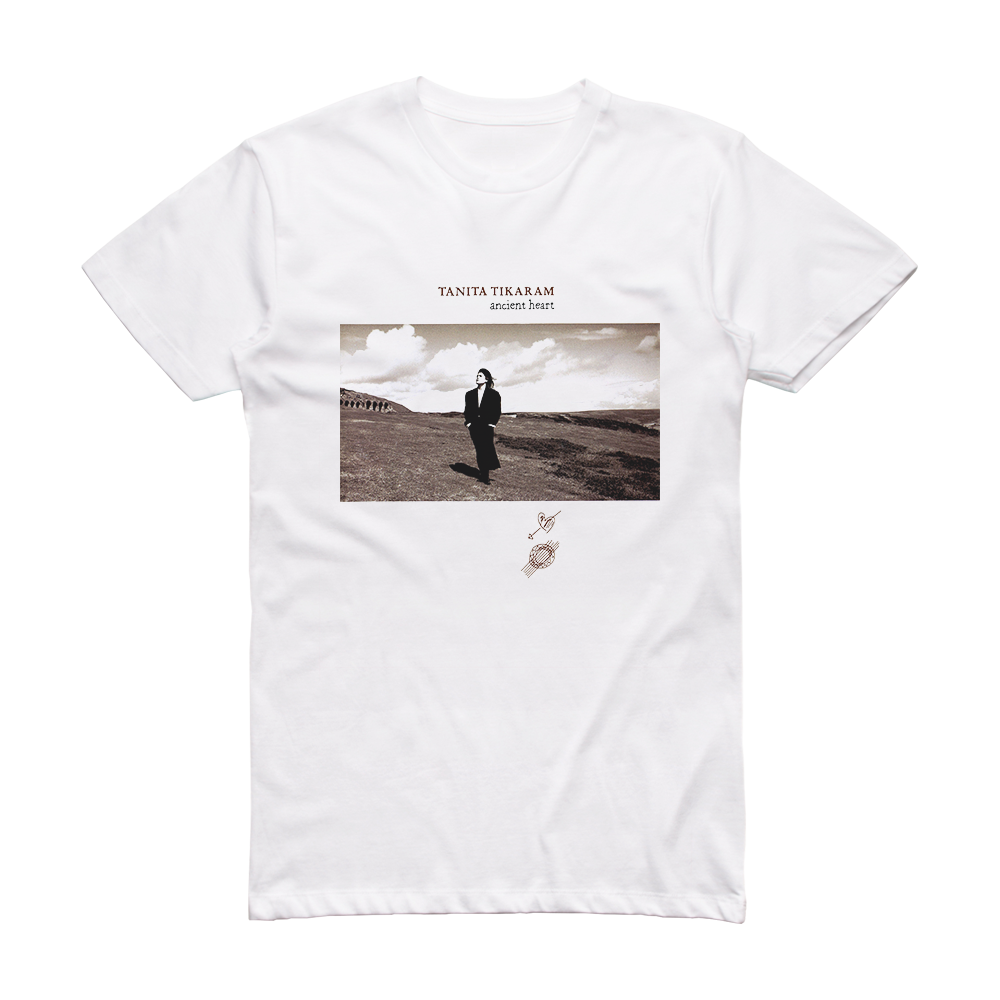 Tanita Tikaram Ancient Heart Album Cover T-Shirt White – ALBUM COVER T ...