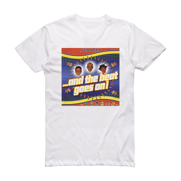 Scooter And The Beat Goes On Album Cover T-Shirt White