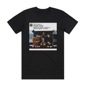 Sandy Coast And Their Name Is Sandy Coast Album Cover T-Shirt Black