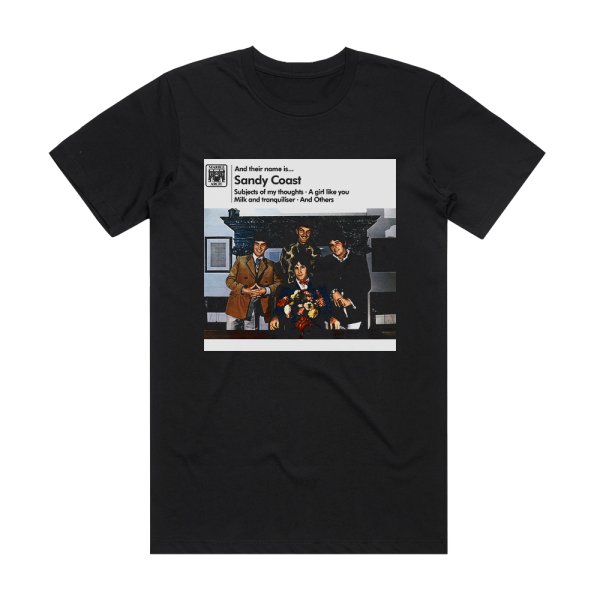 Sandy Coast And Their Name Is Sandy Coast Album Cover T-Shirt Black
